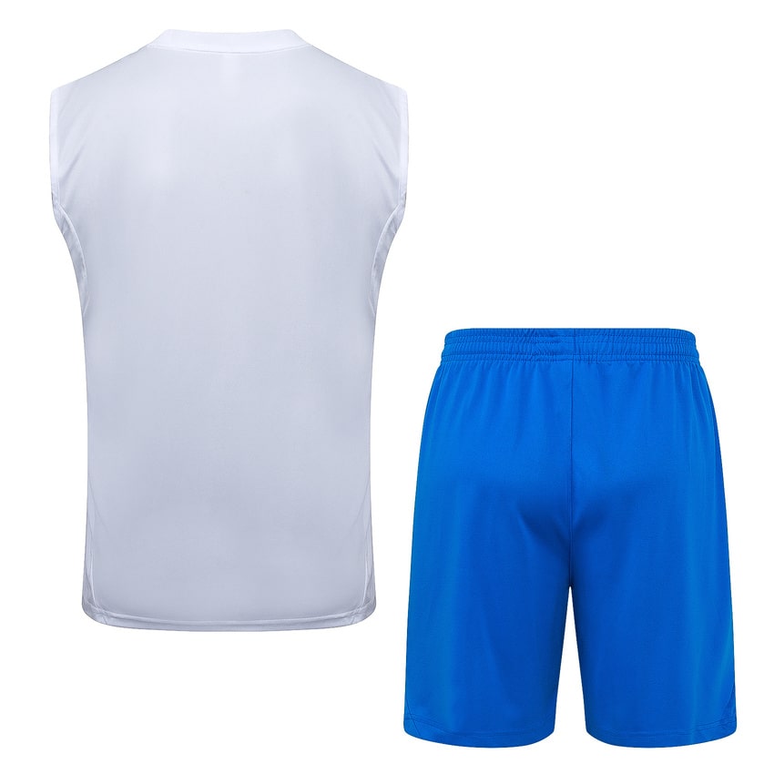 Debardeur Short Real Madrid 2025 2026 Blanc Bleu