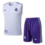 Debardeur Short Real Madrid 2025 2026 Blanc Violet