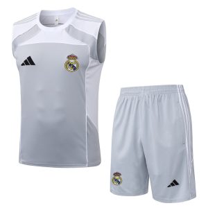Debardeur Short Real Madrid 2025 2026 Gris Blanc