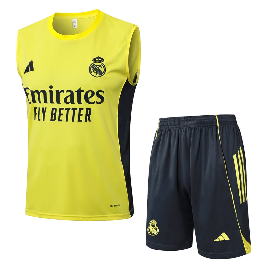 Debardeur Short Real Madrid 2025 2026 Jaune