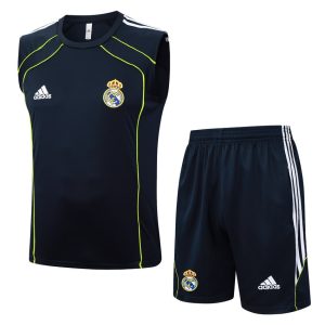 Debardeur Short Real Madrid 2025 2026 Noir Nuit