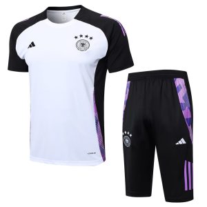 Ensemble Maillot Short Allemagne 2024 2025 Blanc