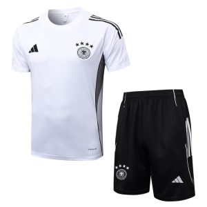 Ensemble Maillot Short Allemagne 2025 2026 Blanc Noir