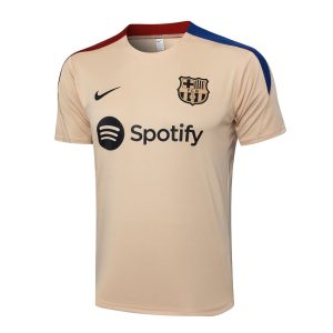 Ensemble Maillot Short Barca 2024 2025 Beige
