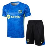 Ensemble Maillot Short Barca 2024 2025 Bleu Ciel