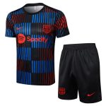Ensemble Maillot Short Barca 2024 2025 Noir Bleu