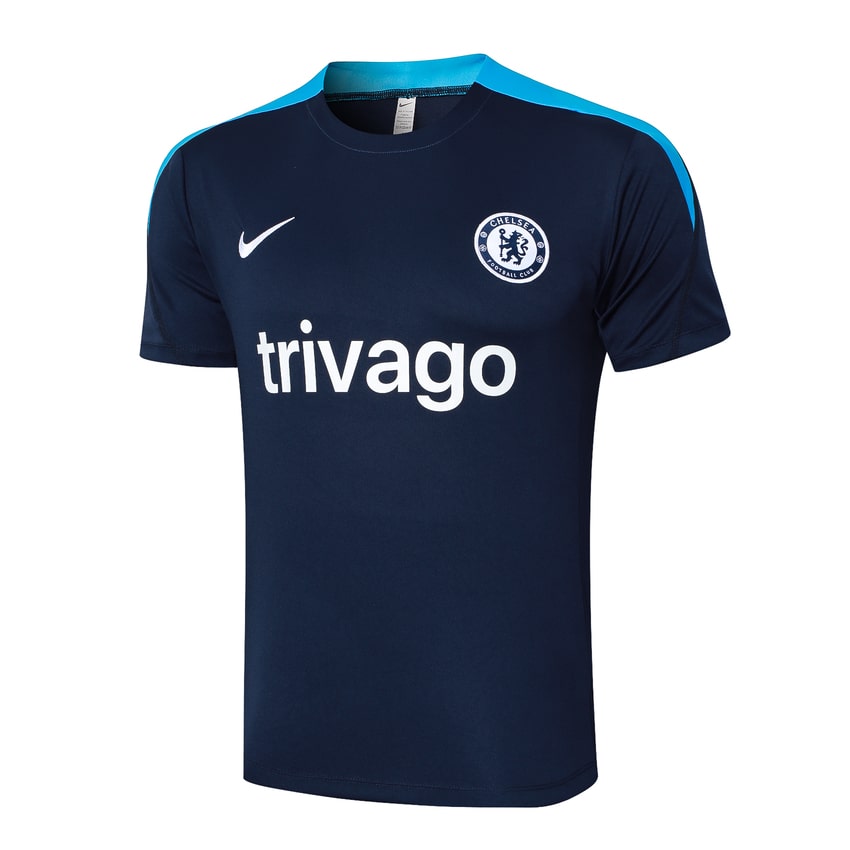 Ensemble Maillot Short Chelsea 2024 2025 Bleu Foncé