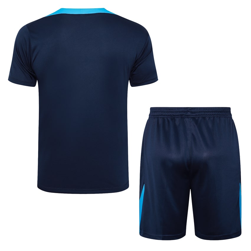Ensemble Maillot Short Chelsea 2024 2025 Bleu Foncé