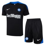 Ensemble Maillot Short Inter Milan 2024 2025 Noir Foncé