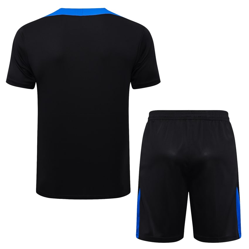 Ensemble Maillot Short Inter Milan 2024 2025 Noir Foncé