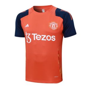 Ensemble Maillot Short Manchester United 2024 2025 Orange