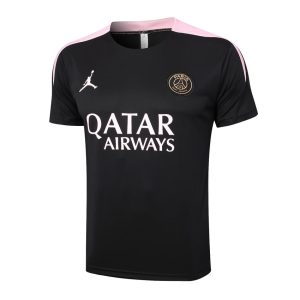 Ensemble Maillot Short PSG 2024 2025 Noir Rose