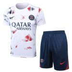 Ensemble Maillot Short PSG 2025 2026 Blanc