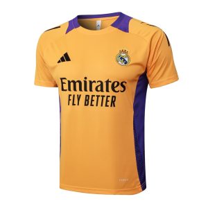 Ensemble Maillot Short Real Madrid 2024 2025 Orange