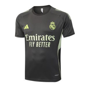 Ensemble Maillot Short Real Madrid 2025 2026 Noir Jaune