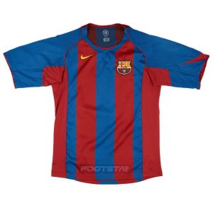 Maillot Barca Domicile 2004 2005 Ronaldinho