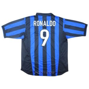 Maillot Inter Milan Domicile 1998 1999 Ronaldo