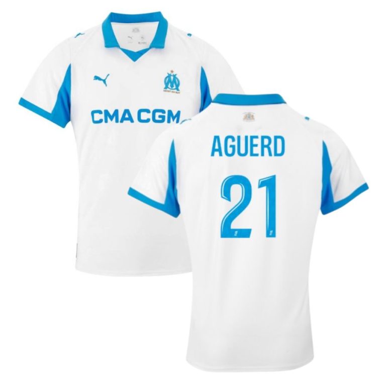 Maillot OM domicile AGUERD XL - Ligue 1 - Neuf