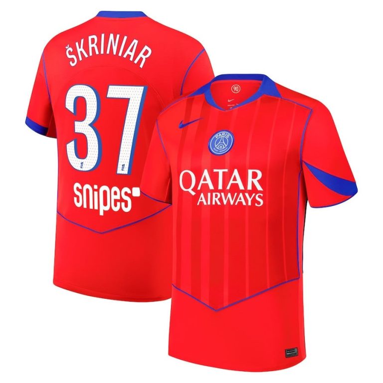Flocage Officiel Skriniar (maillot Marine) - Paris SG - Saison 2023/2024 - Neuf Sans Emballage