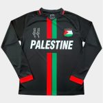 Maillot Palestine 2023 2024 Noir Manches Longues (1)