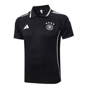 Survetement Allemagne Polo 2025 2026 Noir Blanc