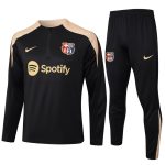 Survetement Barca Training 2024 2025 Noir Beige