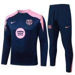 Survetement Barca Training 2025 2026 Bleu Rose