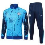 Survetement Chelsea Veste 2024 2025 Bleu Ciel