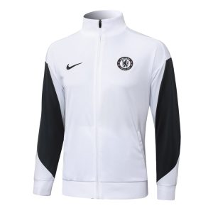 Survetement Chelsea Veste 2025 2026 Blanc Noir