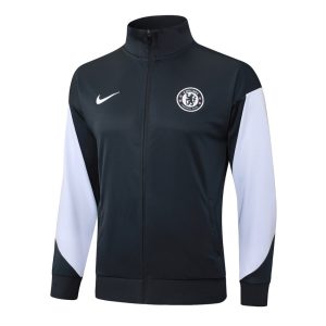 Survetement Chelsea Veste 2025 2026 Noir Blanc