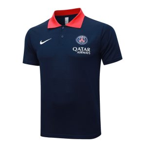 Survetement PSG Polo 2025 2026 Bleu Rouge