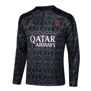 Survetement PSG Training 2024 2025 Noir Motif