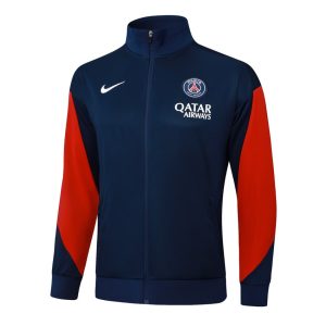 Survetement PSG Veste 2025 2026 Bleu Rouge