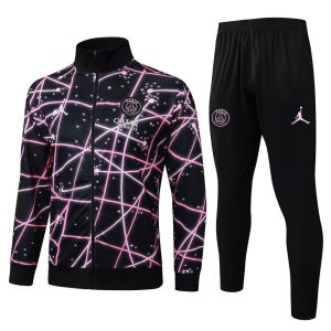 Survetement PSG Veste 2025 2026 Noir Rose