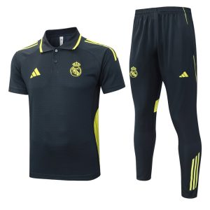 Survetement Real Madrid Polo 2025 2026 Noir Foncé