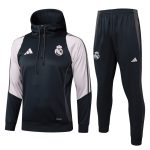 Survetement Real Madrid Sweat 2024 2025 Noir Blanc
