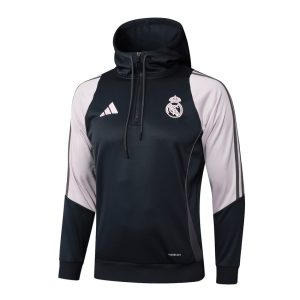 Survetement Real Madrid Sweat 2024 2025 Noir Blanc