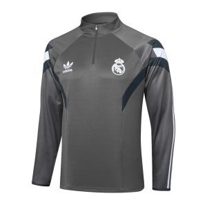 Survetement Real Madrid Training 2024 2025 Gris Foncé