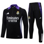 Survetement Real Madrid Training 2024 2025 Noir Violet