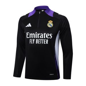Survetement Real Madrid Training 2024 2025 Noir Violet