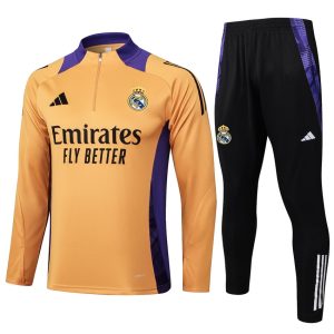 Survetement Real Madrid Training 2024 2025 Orange