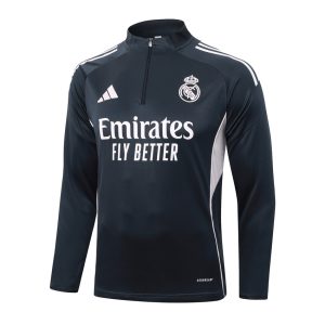 Survetement Real Madrid Training 2025 2026 Noir Clair