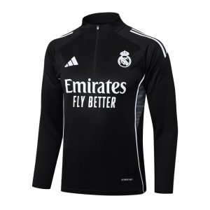 Survetement Real Madrid Training 2025 2026 Noir Sombre