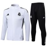 Survetement Real Madrid Veste 2025 2026 Blanc Clair