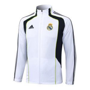 Survetement Real Madrid Veste 2025 2026 Blanc Noir