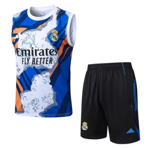 Debardeur Short Real Madrid 2025 2026 Bleu Tache