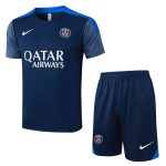 Ensemble Maillot Short PSG 2025 2026 Bleu Foncé