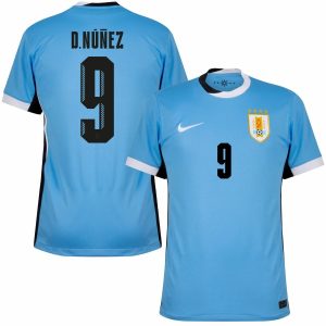 Maillot Uruguay Domicile 2025 2026 D. Nunez (1)