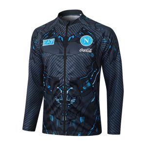 Survetement Naples Veste 2025 2026 Noir Motif