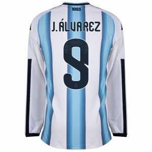 Maillot Argentine Domicile 2026 2027 Manches Longues J. Alvarez (2)